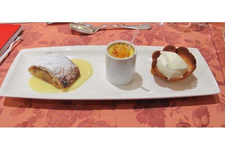 Trilogia di dessert tipici trentini